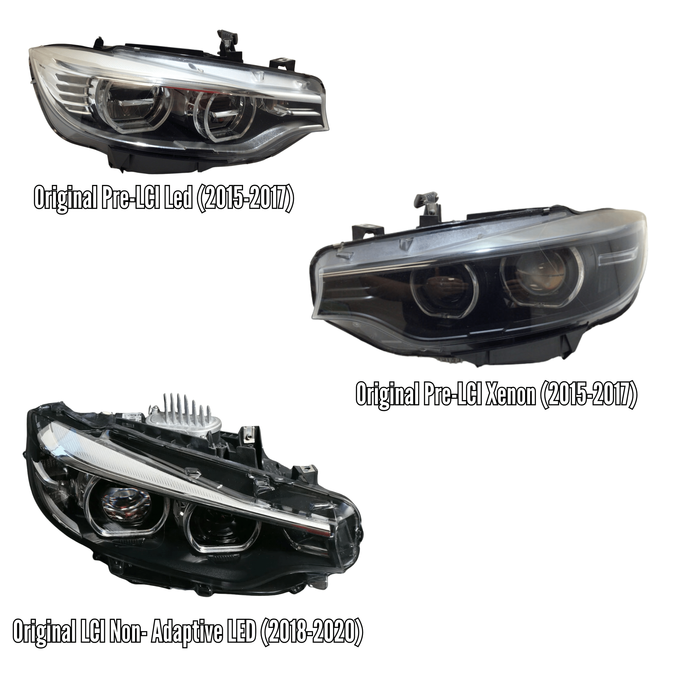 West Coast Euros Lighting IKON II Style LED Headlights - BMW F80 M3 / F82 M4 / F32 4 Series