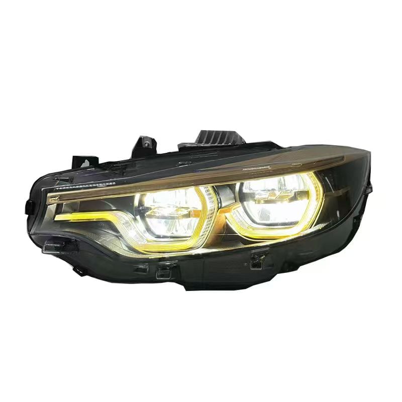 West Coast Euros Lighting IKON Style LCI2 LED Color Switching Headlights V4 Gold Version (Coding Included) - F80 M3 / F82 M4 / F32 4 Series