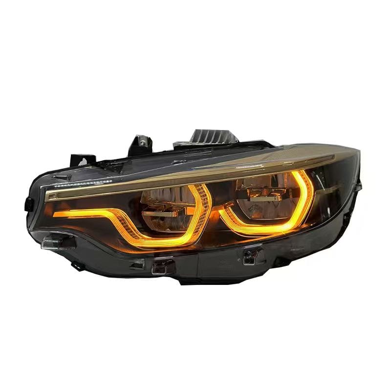 West Coast Euros Lighting IKON Style LCI2 LED Color Switching Headlights V4 Gold Version (Coding Included) - F80 M3 / F82 M4 / F32 4 Series
