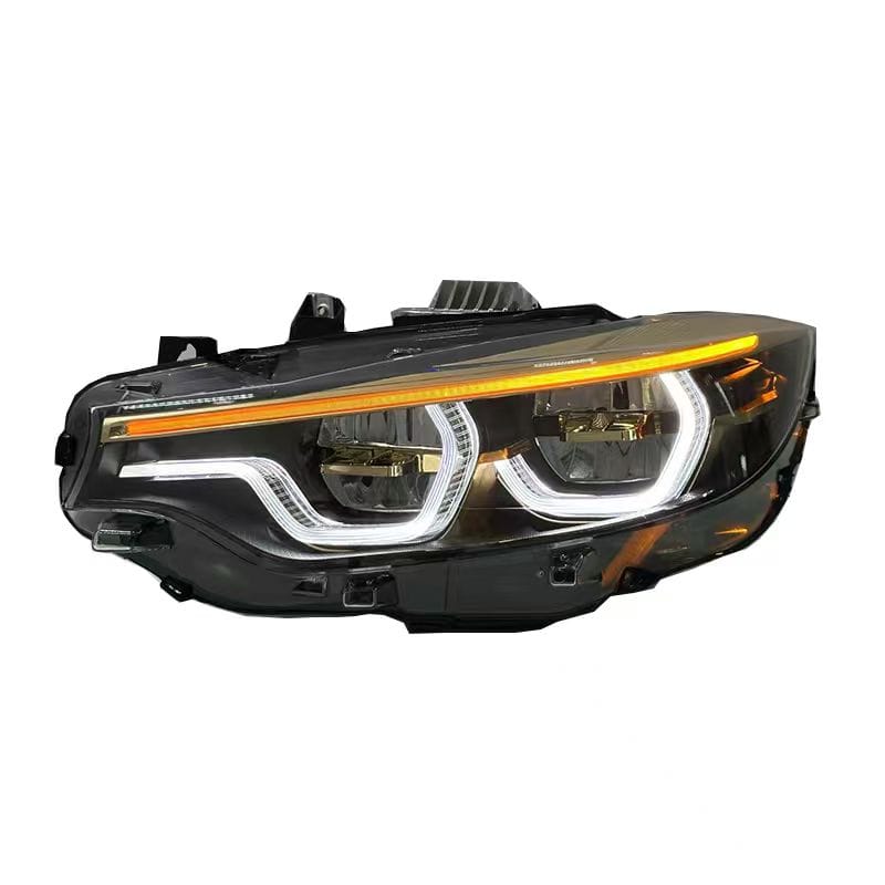 West Coast Euros Lighting IKON Style LCI2 LED Color Switching Headlights V4 Gold Version (Coding Included) - F80 M3 / F82 M4 / F32 4 Series