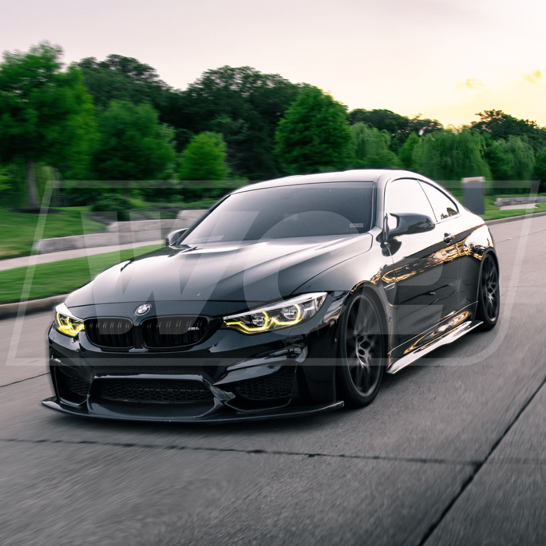 West Coast Euros Lighting IKON Style YELLOW/WHITE Color Switching LED Headlights (CODING INCLUDED) - BMW F80 M3 / F82 M4 / F32 4 Series