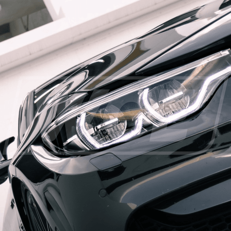 West Coast Euros Lighting IKON Style YELLOW/WHITE Color Switching LED Headlights (CODING INCLUDED) - BMW F80 M3 / F82 M4 / F32 4 Series