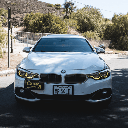 West Coast Euros Lighting IKON Style YELLOW/WHITE/RED Color Switching LED Headlights (CODING INCLUDED) - BMW F80 M3 / F82 M4 / F32 4 Series