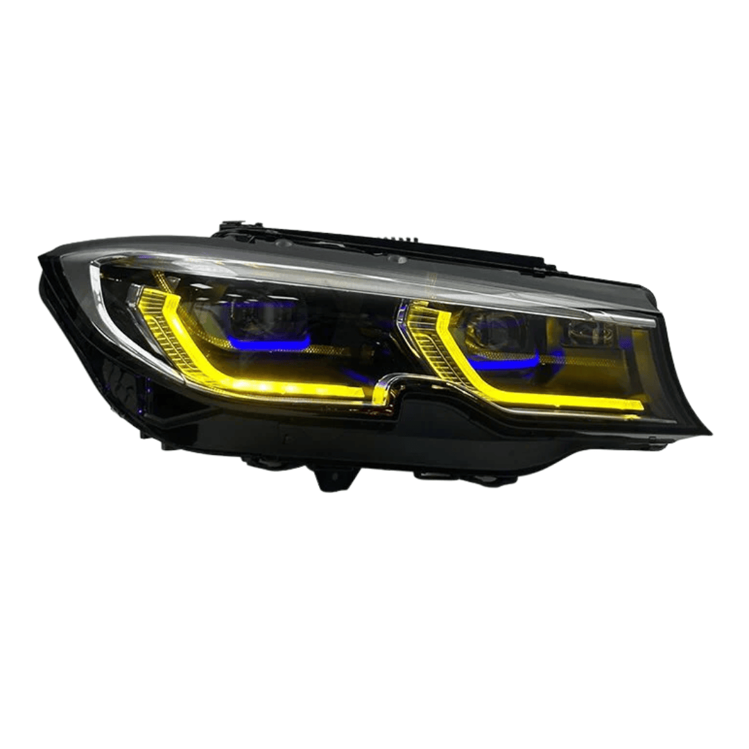 West Coast Euros Lighting Laser Style LED Color Switching Headlights V1 - G20 3 Series (Pre-LCI Non-Laser Only)