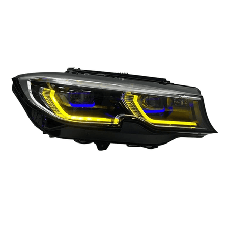 West Coast Euros Lighting Laser Style LED Color Switching Headlights V1 - G20 3 Series (Pre-LCI Non-Laser Only)