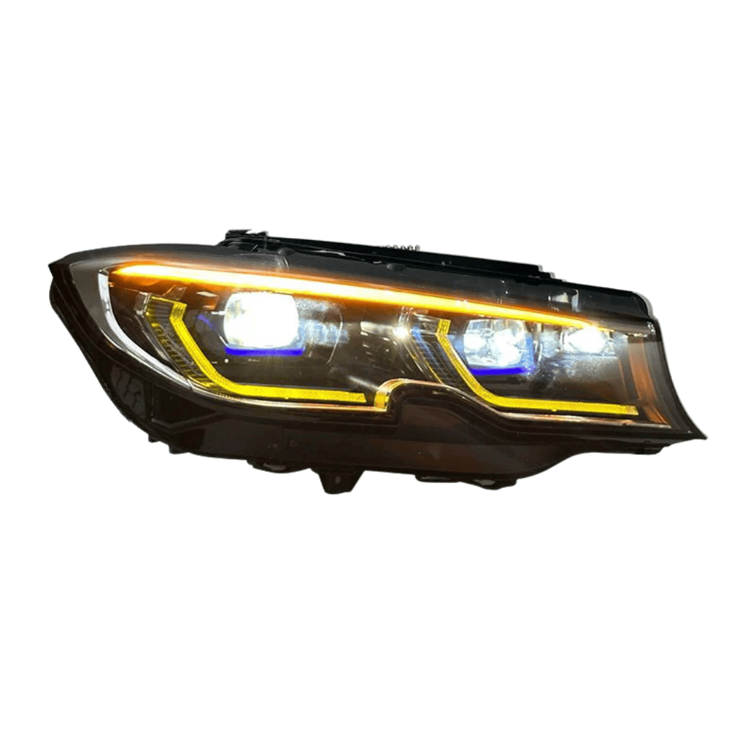 West Coast Euros Lighting Laser Style LED Color Switching Headlights V1 - G20 3 Series (Pre-LCI Non-Laser Only)
