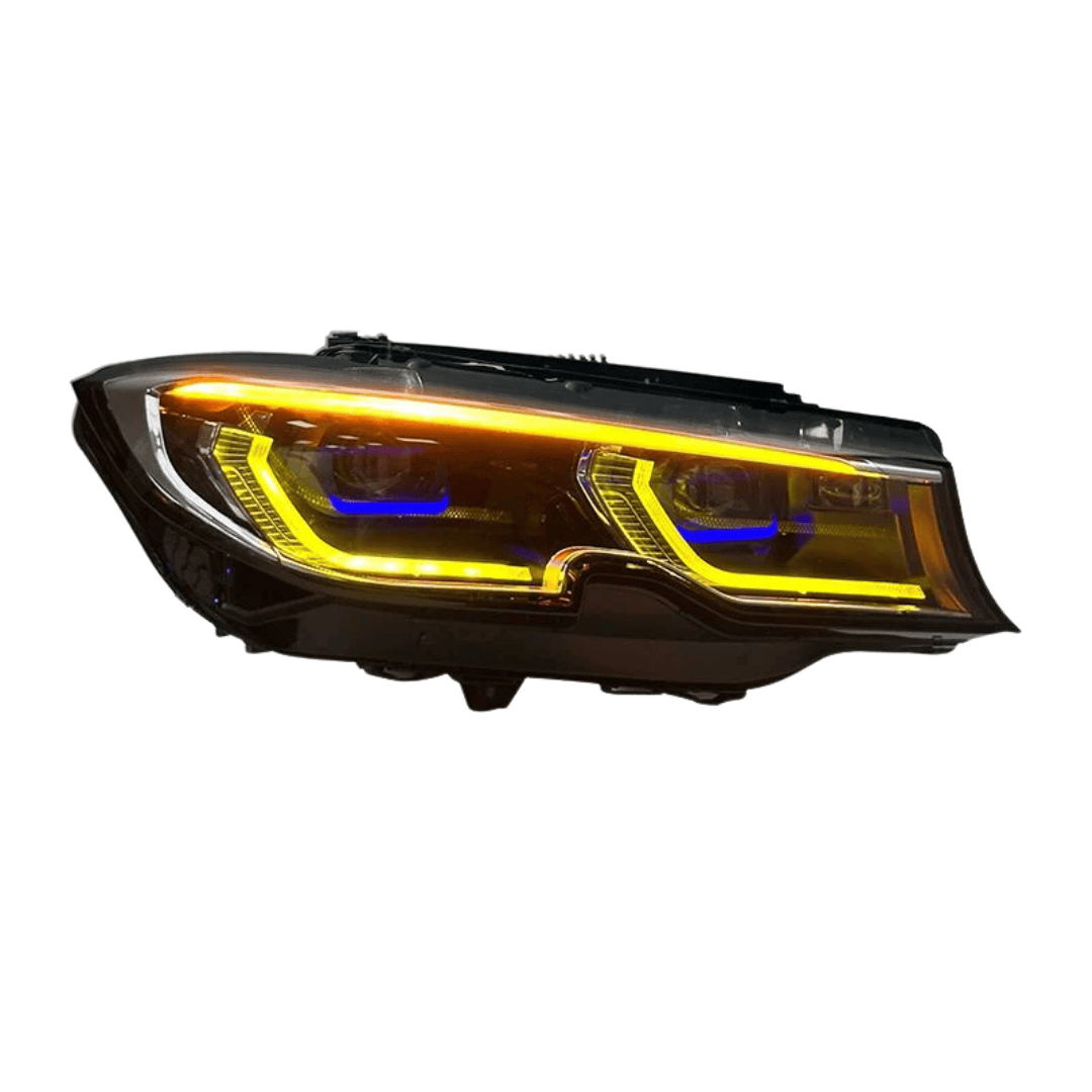 Laser Style LED Color Switching Yellow/White Headlights V1 - G20 3 Laser Style LED Color Switching Yellow/White Headlights V1 - G20 3