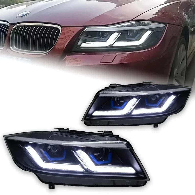 West Coast Euros Lighting Laser Style LED Headlights V1 - E90 3 Series