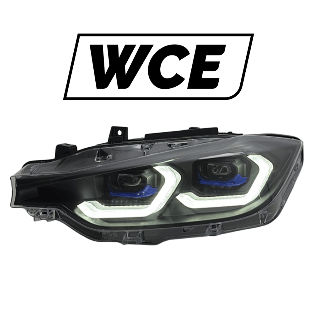 West Coast Euros Lighting Laser Style LED Headlights w/ Start-Up Sequence - F30 3 Series