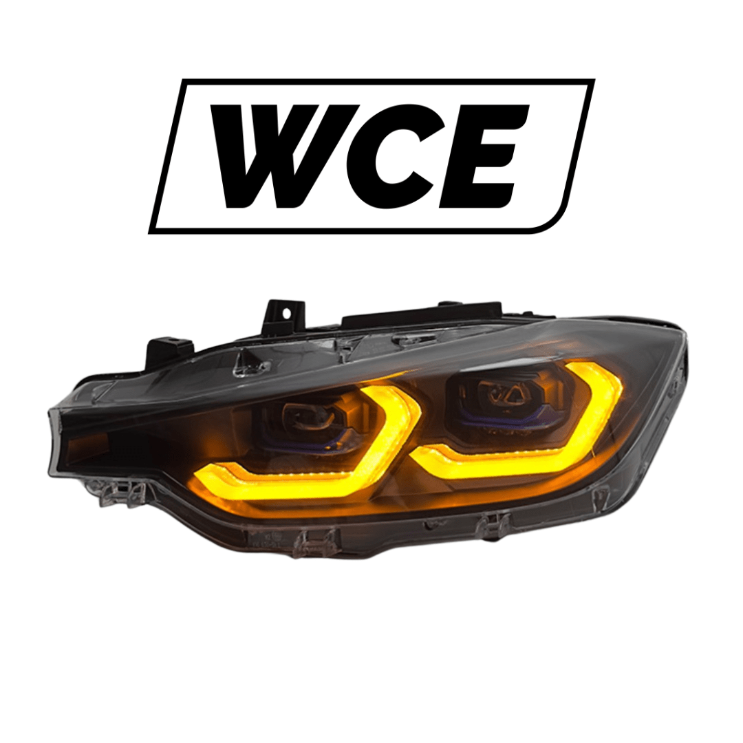 West Coast Euros Lighting Laser Style LED Headlights w/ Start-Up Sequence - F30 3 Series