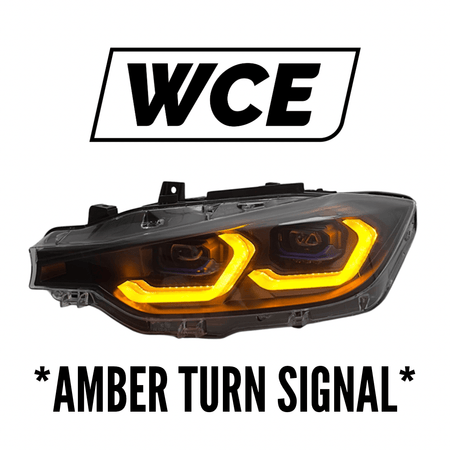 West Coast Euros Lighting Laser Style LED Headlights w/ Start-Up Sequence - F30 3 Series