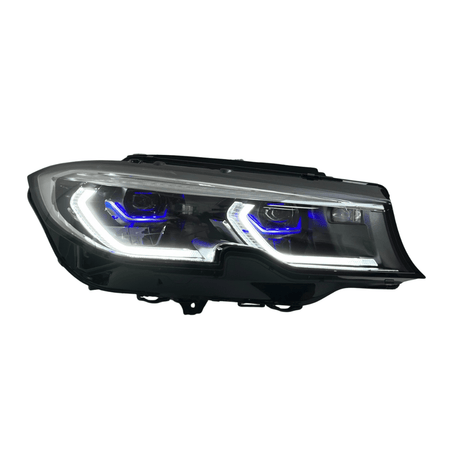 West Coast Euros Lighting Laser Style LED Yellow/White Color Switching Headlights V2 - G20 3 Series (Pre-LCI Non-Laser Only)