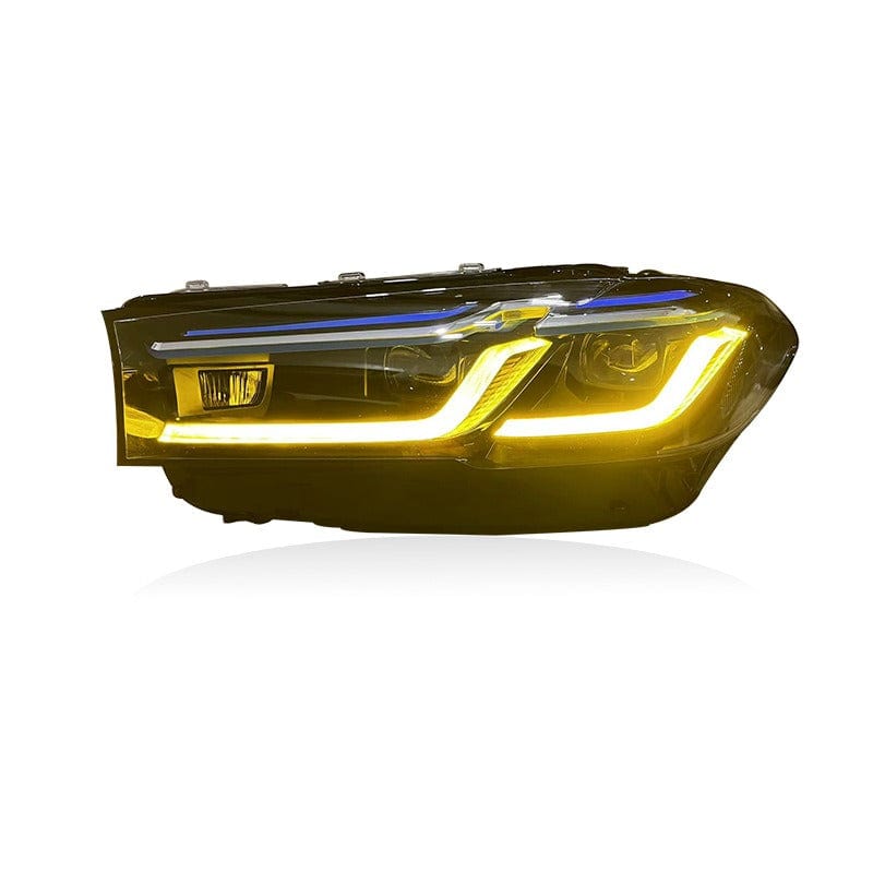 West Coast Euros Lighting Laser Style Yellow / White Color Switching LED Headlights - F90 M5 / G30 5 Series