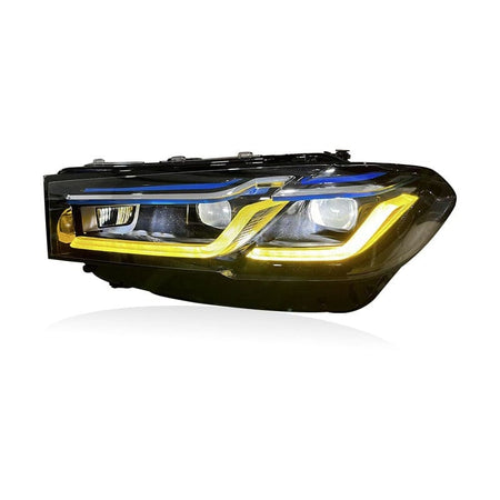West Coast Euros Lighting Laser Style Yellow / White Color Switching LED Headlights - F90 M5 / G30 5 Series