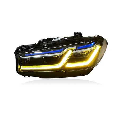 West Coast Euros Lighting Laser Style Yellow / White Color Switching LED Headlights - F90 M5 / G30 5 Series