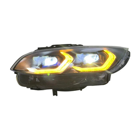 West Coast Euros Lighting Laser Style Yellow/White Color Switching LED Headlights V2 - E9X M3 / E92 3 Series