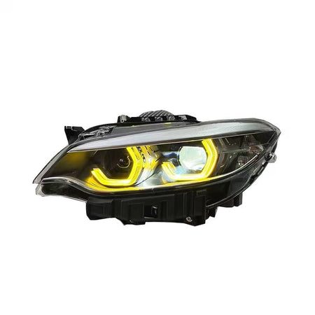 West Coast Euros Lighting LCI Ikon Style Color Switching (Yellow/White) LED Headlights - BMW F87 M2 / F22 2 Series