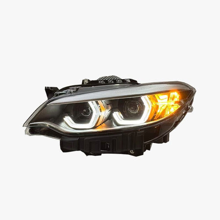 West Coast Euros Lighting LCI Ikon Style Color Switching (Yellow/White) LED Headlights - BMW F87 M2 / F22 2 Series