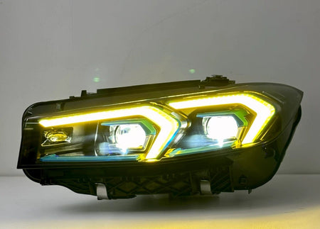 West Coast Euros Lighting LCI Style Adaptive Color Switching Yellow/White LED Headlights - G20 3 Series (Pre-LCI)