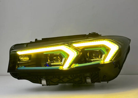 West Coast Euros Lighting LCI Style Adaptive Color Switching Yellow/White LED Headlights - G20 3 Series (Pre-LCI)