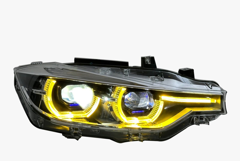 West Coast Euros Lighting LCI Style Dual Projector LED Color Switching Headlights V2 - F30 3 Series / F31 3 Series