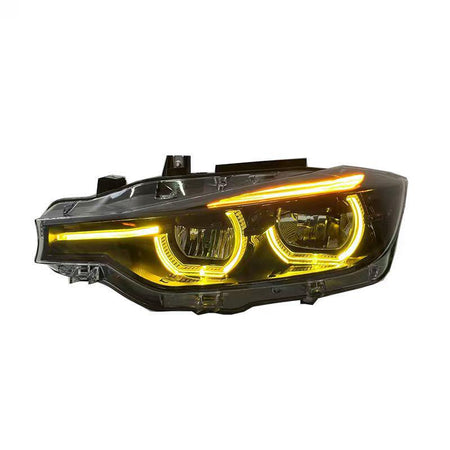 West Coast Euros Lighting LCI Style Smoked LED Color Switching Headlights - F30 3 Series / F31 3 Series