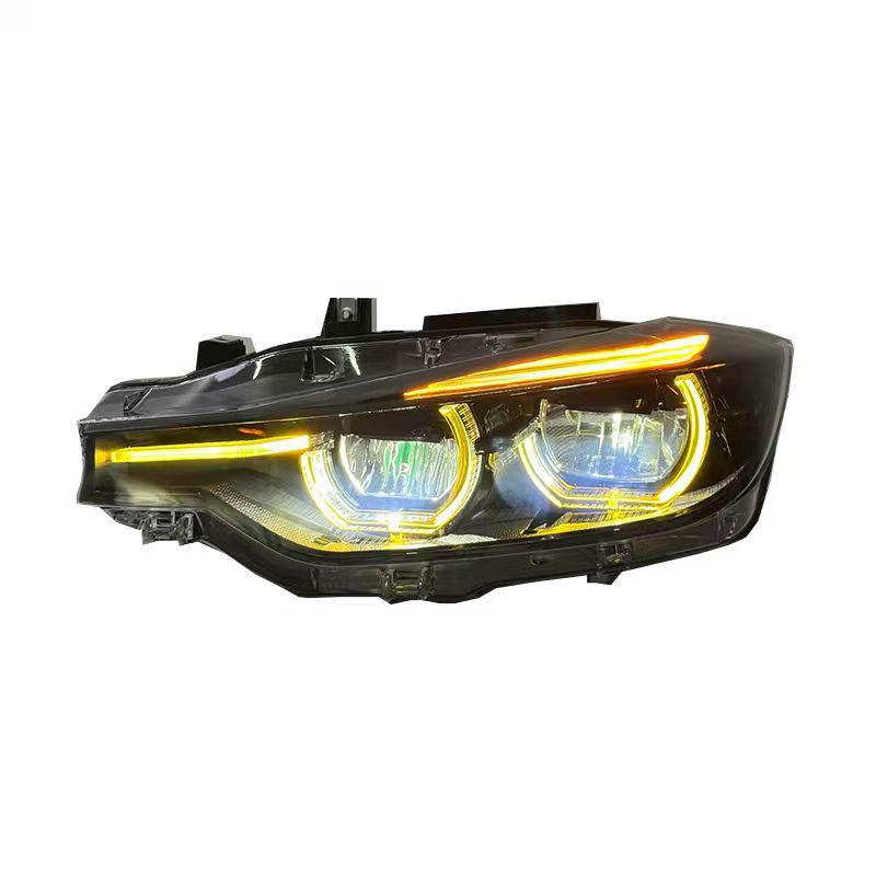 West Coast Euros Lighting LCI Style Smoked LED Color Switching Headlights - F30 3 Series / F31 3 Series