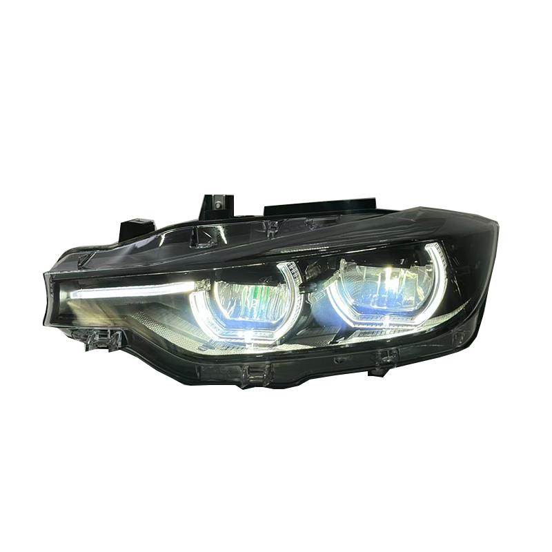 West Coast Euros Lighting LCI Style Smoked LED Color Switching Headlights - F30 3 Series / F31 3 Series