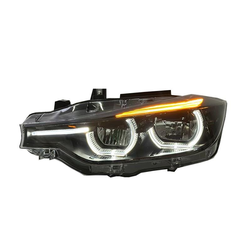 West Coast Euros Lighting LCI Style Smoked LED Color Switching Headlights - F30 3 Series / F31 3 Series