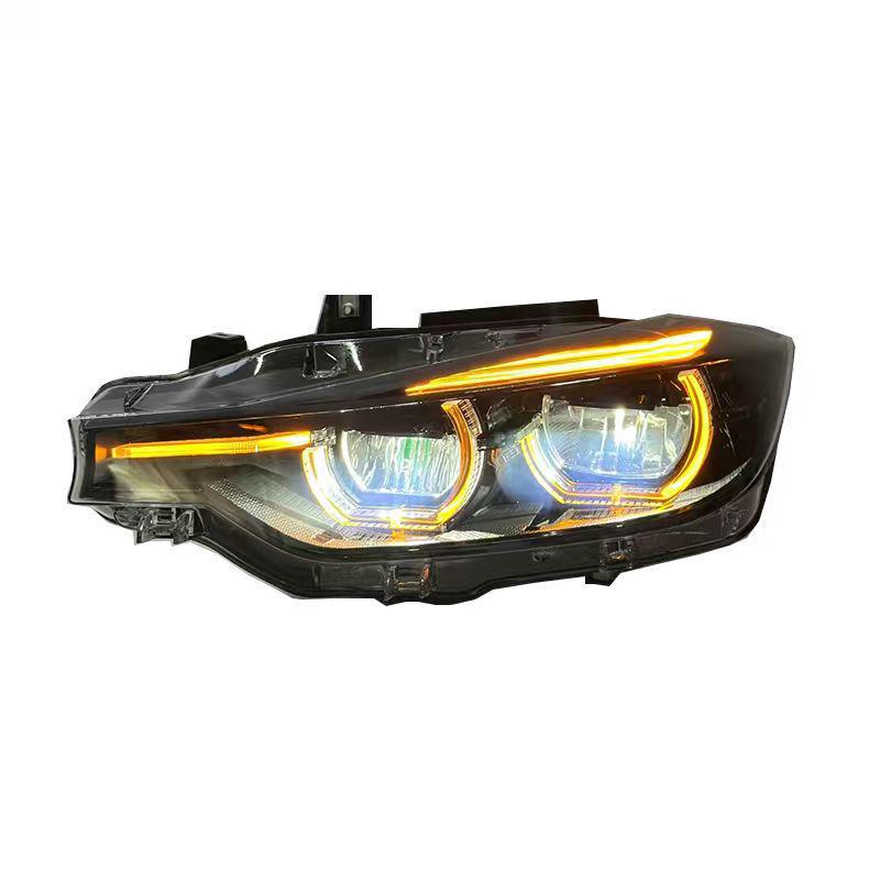 West Coast Euros Lighting LCI Style Smoked LED Color Switching Headlights - F30 3 Series / F31 3 Series
