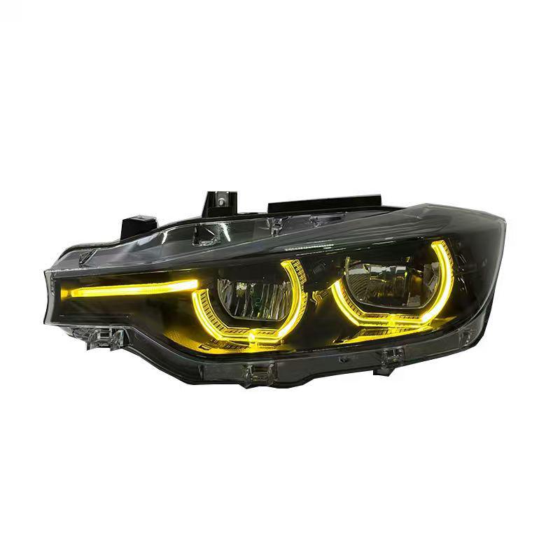 West Coast Euros Lighting LCI Style Smoked LED Color Switching Headlights - F30 3 Series / F31 3 Series