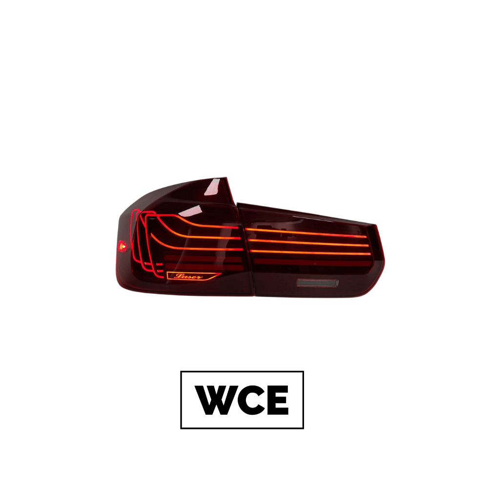 West Coast Euros Lighting Red Style BMW F80 M3 / F30 3 Series CSL Laser Style Tail Lights