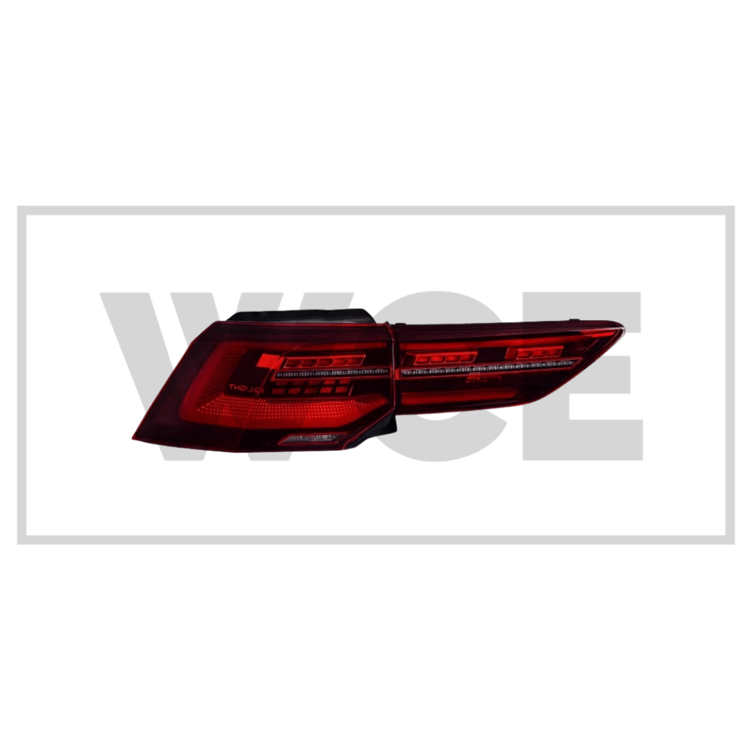 West Coast Euros Lighting Red / Yes Please! (+$179.99) Volkswagen Mk8 Golf European Style Sequential Tail Lights