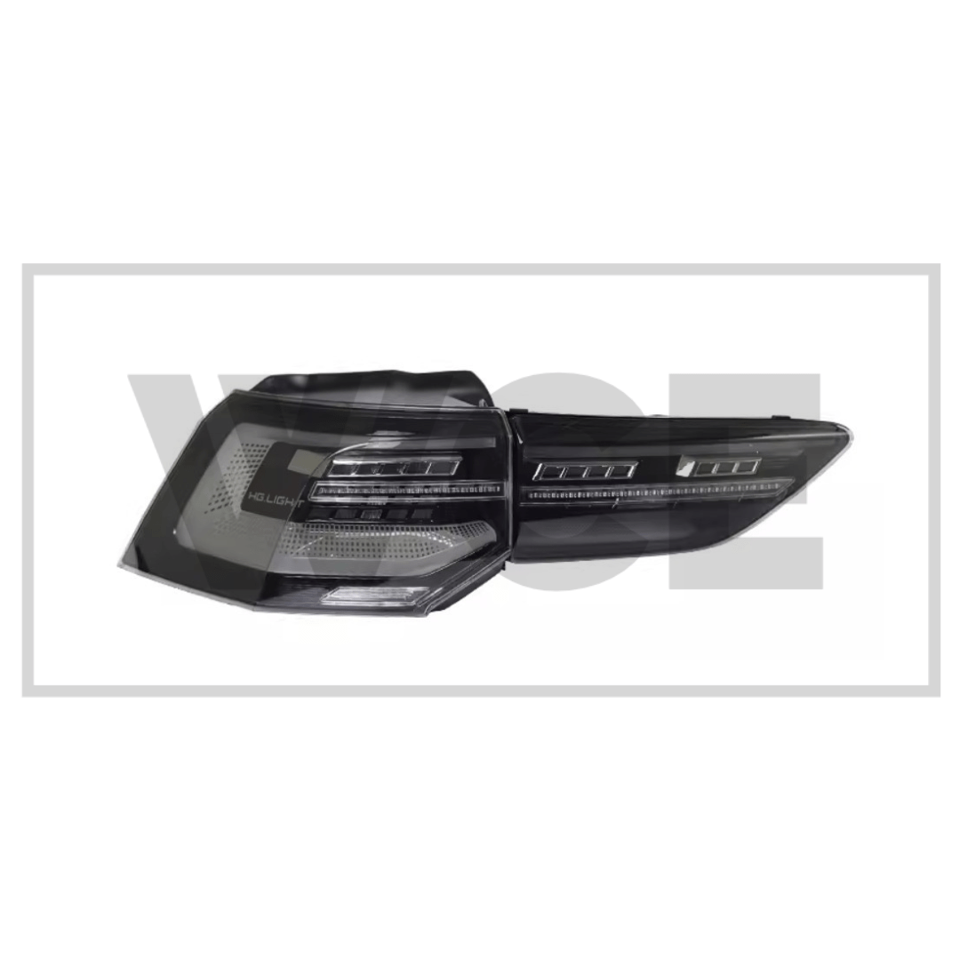 West Coast Euros Lighting Smoked (Clear) / Yes Please! (+$179.99) Volkswagen Mk8 Golf European Style Sequential Tail Lights