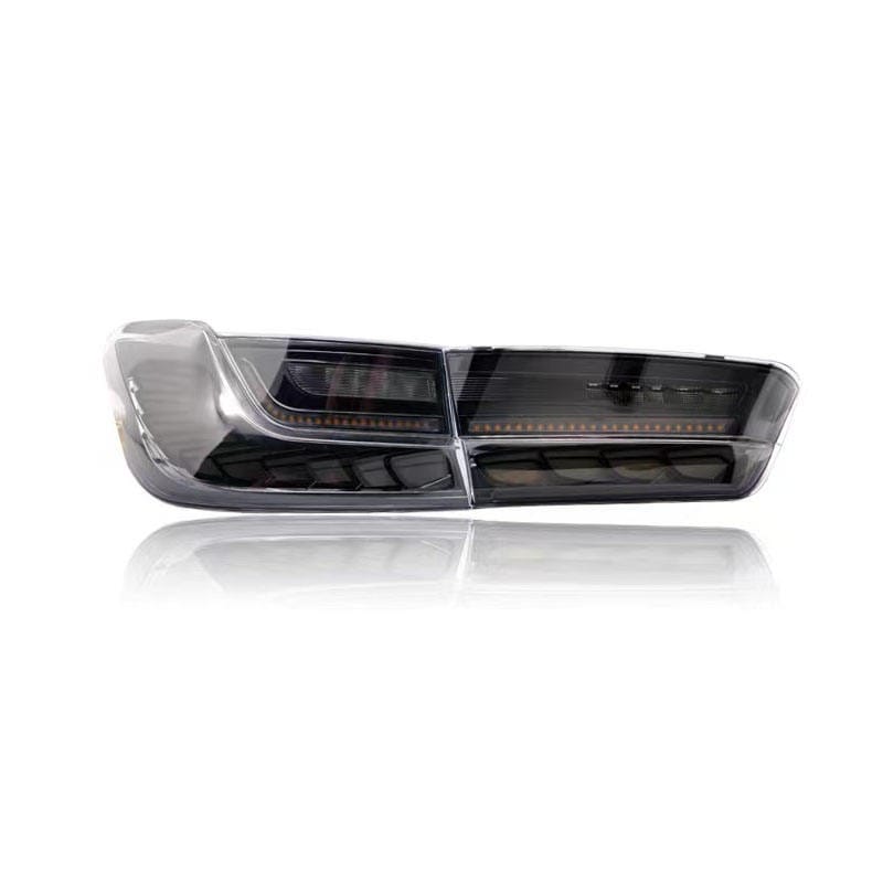 West Coast Euros Lighting Smoked w/ Black Scales GTS Oled Style LED Tail Lights - G20 3 Series / G80 M3