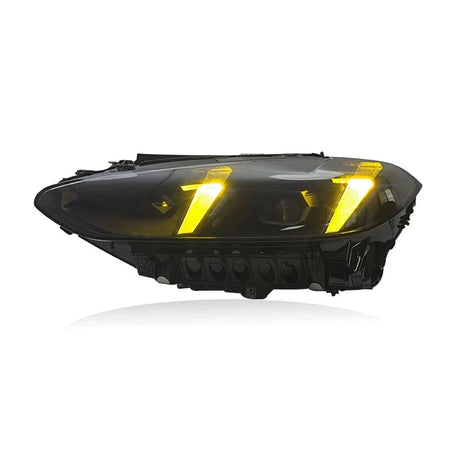 West Coast Euros Lighting Snake Eye LCI Style Color Switching Yellow/White LED Headlights - G80 M3 / G82 M4 / G22 4 Series