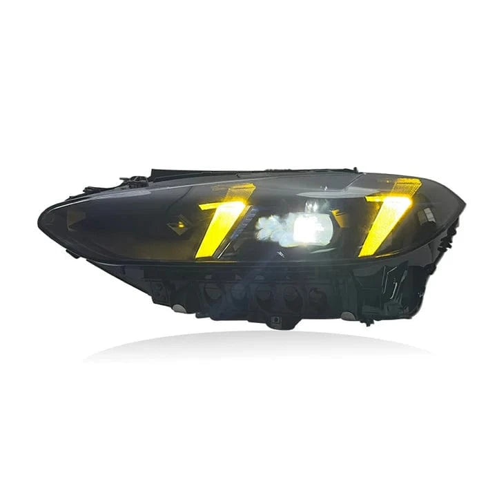 West Coast Euros Lighting Snake Eye LCI Style Color Switching Yellow/White LED Headlights - G80 M3 / G82 M4 / G22 4 Series