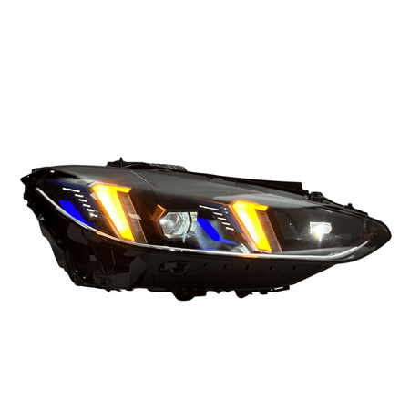 West Coast Euros Lighting Snake Eye LCI Style Color Switching Yellow/White LED Headlights - G80 M3 / G82 M4 / G22 4 Series