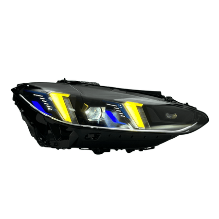 West Coast Euros Lighting Snake Eye LCI Style Color Switching Yellow/White LED Headlights - G80 M3 / G82 M4 / G22 4 Series