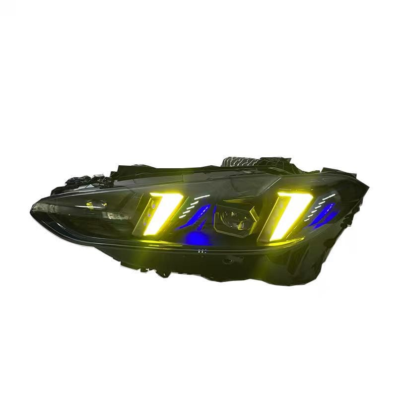 West Coast Euros Lighting Snake Eye LCI Style Color Switching Yellow/White LED Headlights - G80 M3 / G82 M4 / G22 4 Series