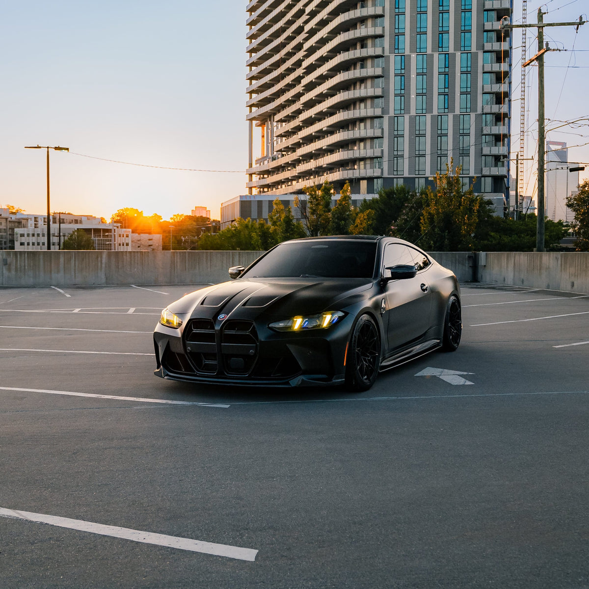 West Coast Euros Lighting Snake Eye LCI Style Color Switching Yellow/White LED Headlights - G80 M3 / G82 M4 / G22 4 Series