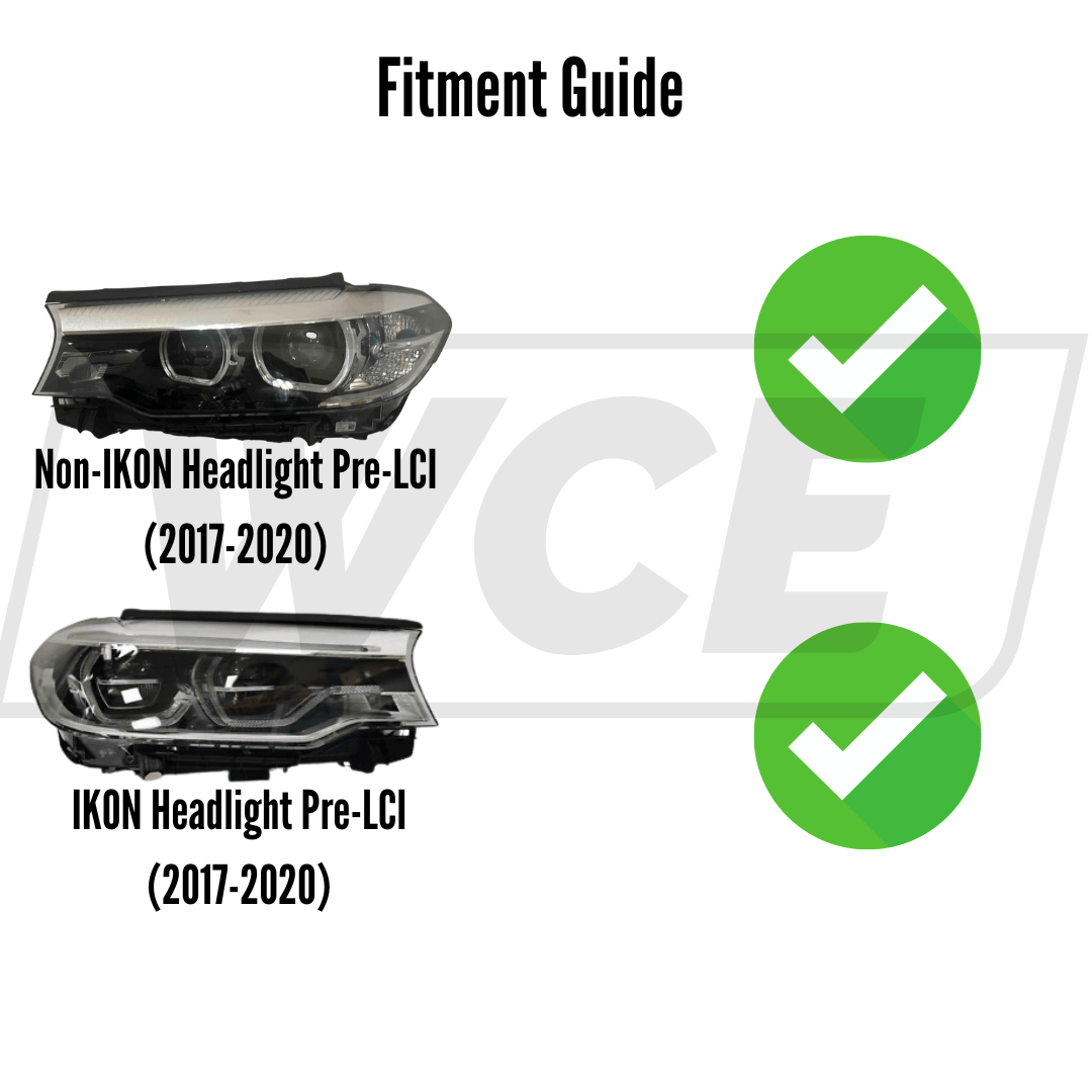 West Coast Euros Lighting Snake Eye Style LED Headlights - G30 5 Series /  F90 M5 (Pre-LCI)