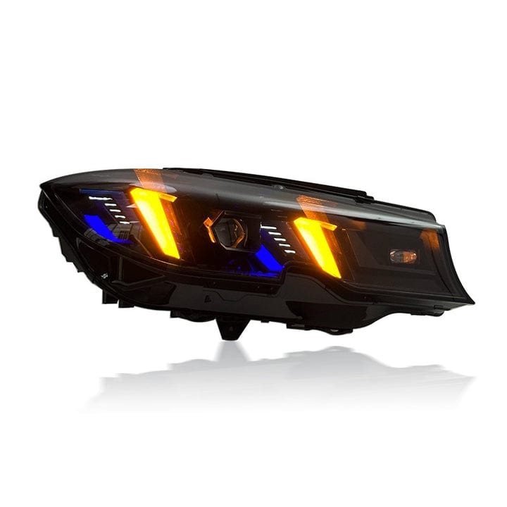 West Coast Euros Lighting Snake Eye Style Yellow/White Color Switching LED Headlights - G20 3 Series