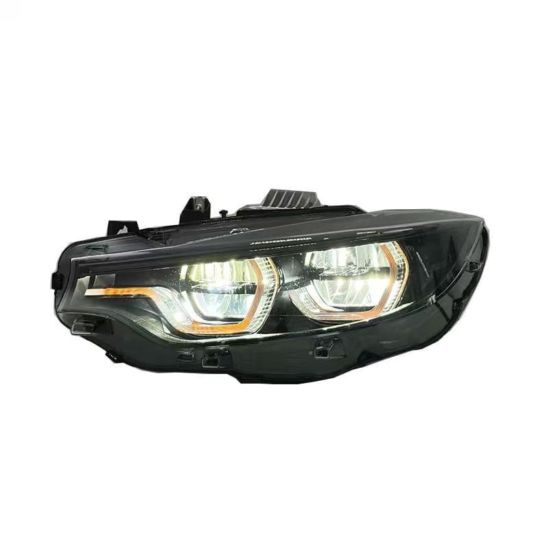 West Coast Euros Lighting Yellow/White/Amber DRL IKON Style LCI2 LED Color Switching Headlights V3 (Coding Included) - F80 M3 / F82 M4 / F32 4 Series