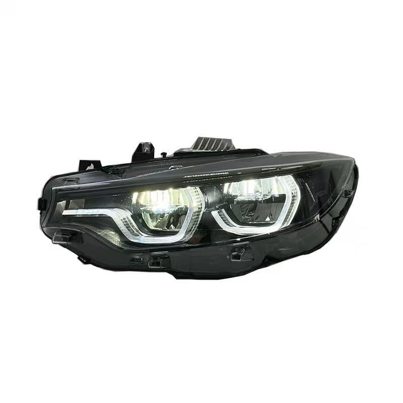 West Coast Euros Lighting Yellow/White/Amber DRL IKON Style LCI2 LED Color Switching Headlights V3 (Coding Included) - F80 M3 / F82 M4 / F32 4 Series