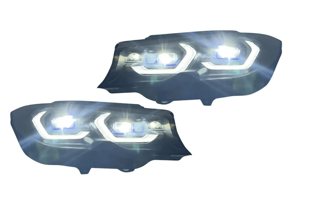 West Coast Euros Lighting Yellow/White Color Switching Laser Style LED Headlights - G20 3 Series (For Non-Laser Only)