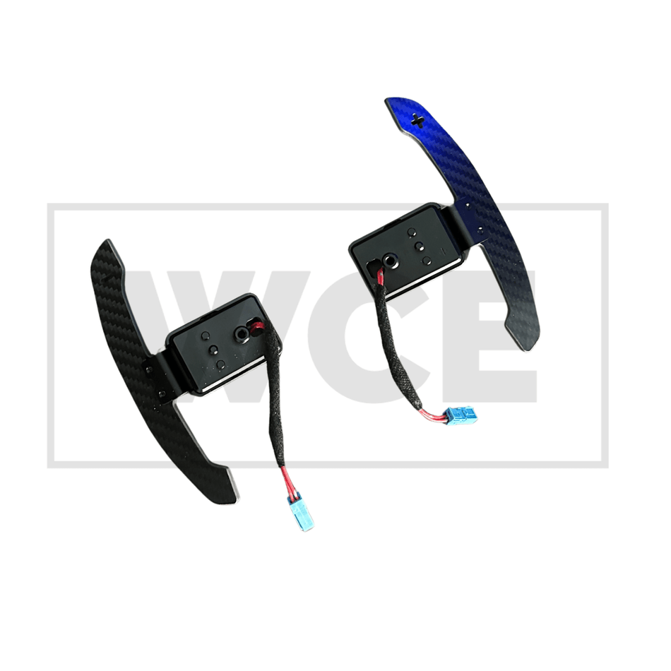 West Coast Euros Magnetic Paddle Shifters Carbon Fiber Magnetic Paddle Shifters - BMW F & G Chassis