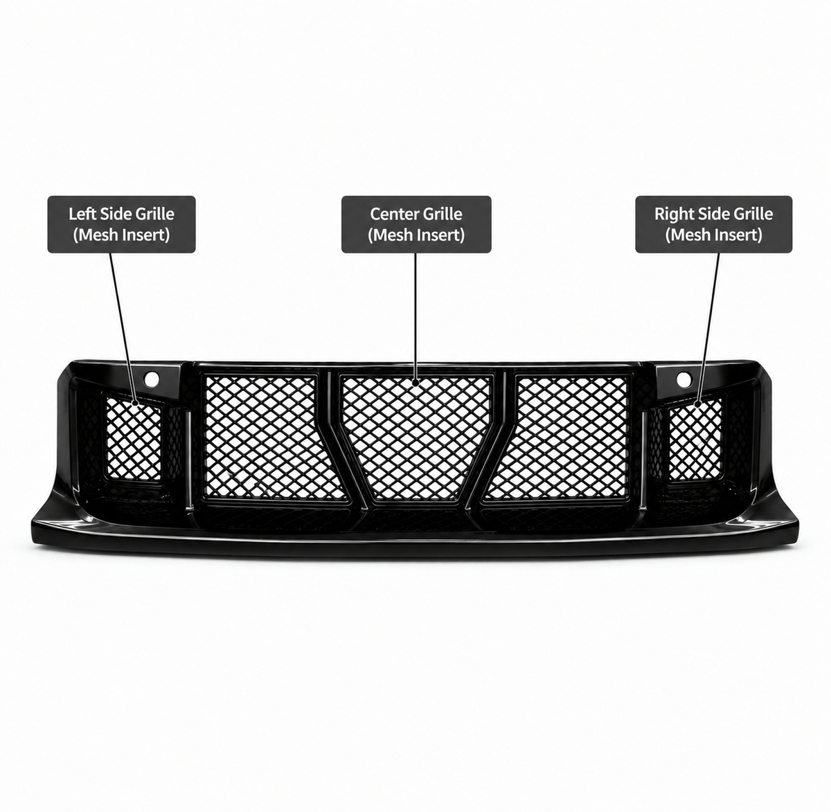 West Coast Euros Mesh Front Bumper Lower Protector Bug Rock Mesh (5PC) - G87 M2