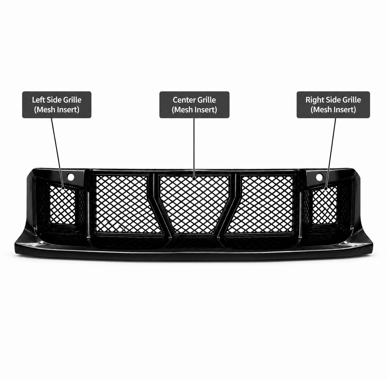 West Coast Euros Mesh Front Bumper Lower Protector Bug Rock Mesh (5PC) - G87 M2