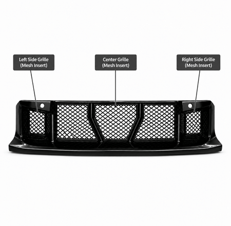 West Coast Euros Mesh Front Bumper Lower Protector Bug Rock Mesh (5PC) - G87 M2